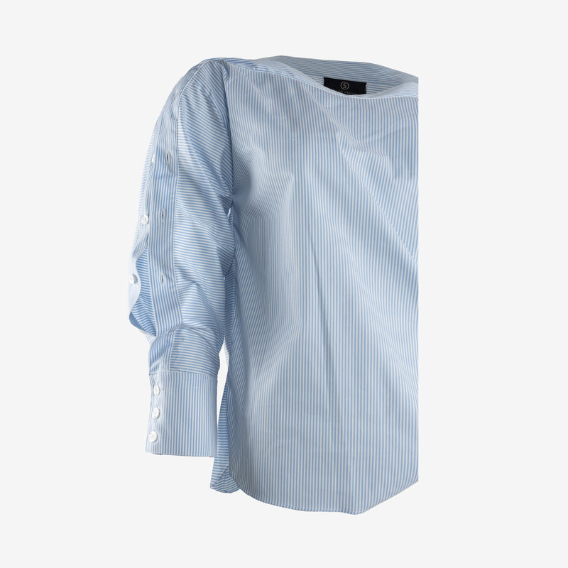SHIRT ZITA STRIPE | WHITE