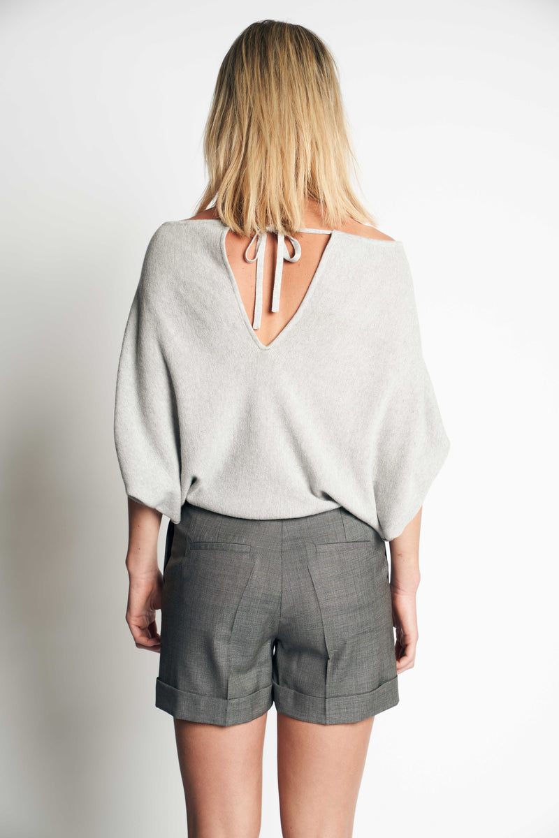 BO MERINO WOOL PULL | LIGHT GREY