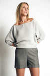 BO MERINO WOOL PULL | LIGHT GREY