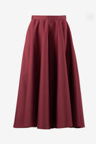 SKIRT CHIARA COTTON | BORDEAUX
