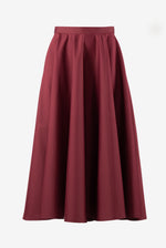 SKIRT CHIARA COTTON | BORDEAUX