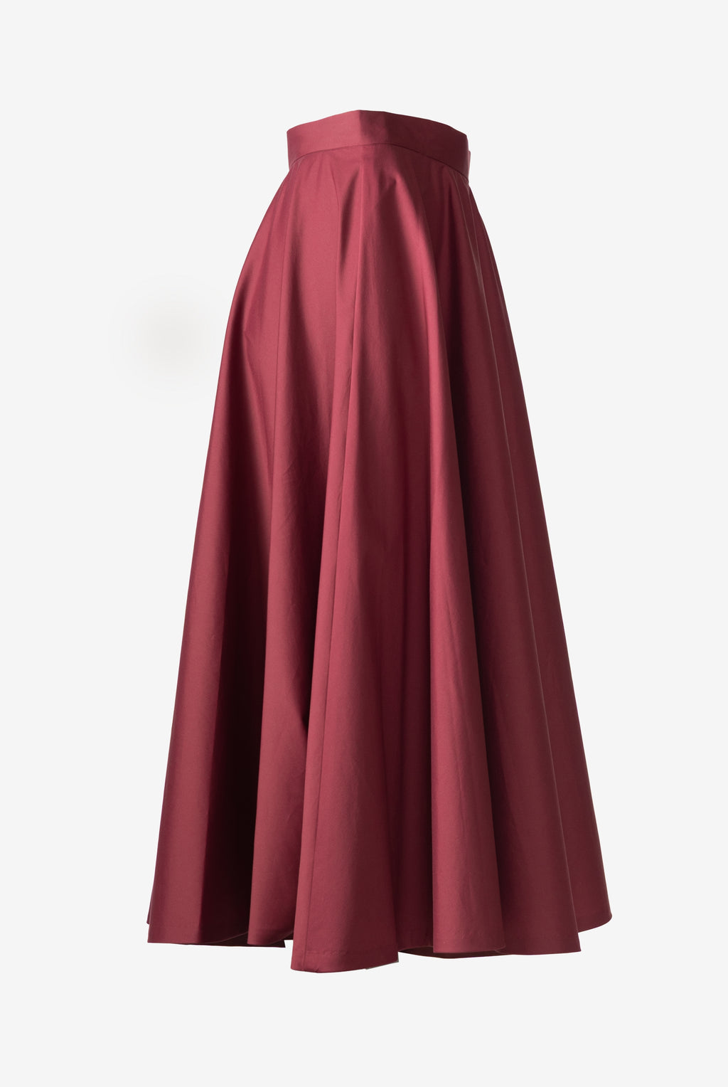 SKIRT CHIARA COTTON | BORDEAUX