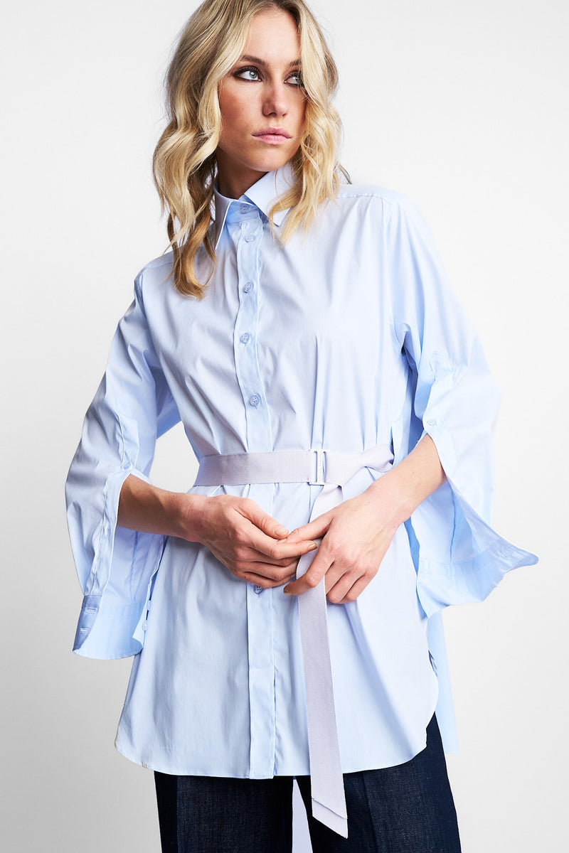 SHIRT MARY SHORT | SUPER LIGHT BLUE