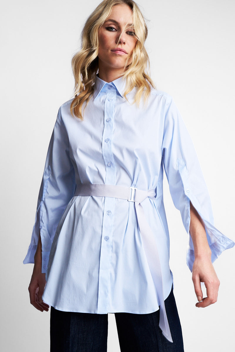 SHIRT MARY SHORT | SUPER LIGHT BLUE