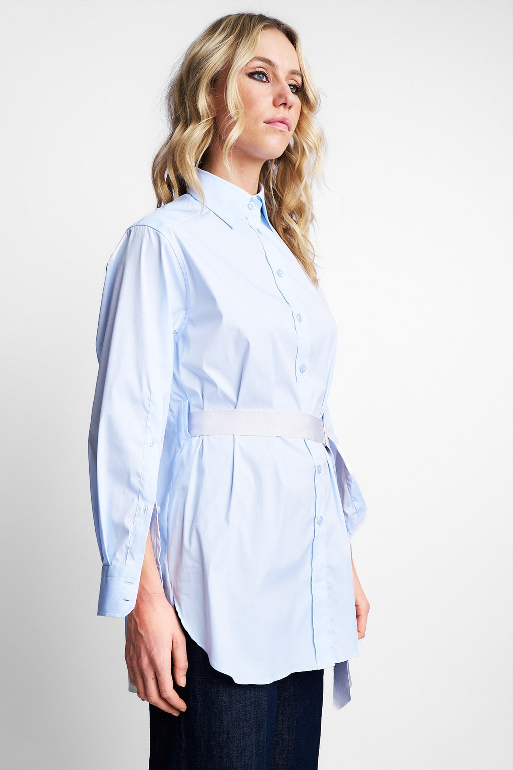 SHIRT MARY SHORT | SUPER LIGHT BLUE