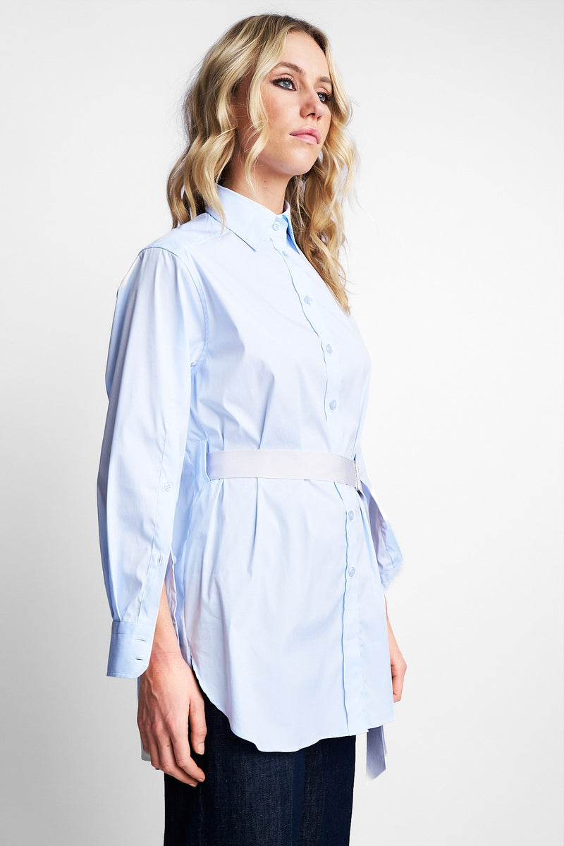 SHIRT MARY SHORT | SUPER LIGHT BLUE