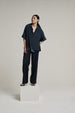 TOGA SILK | BLUE BLACK