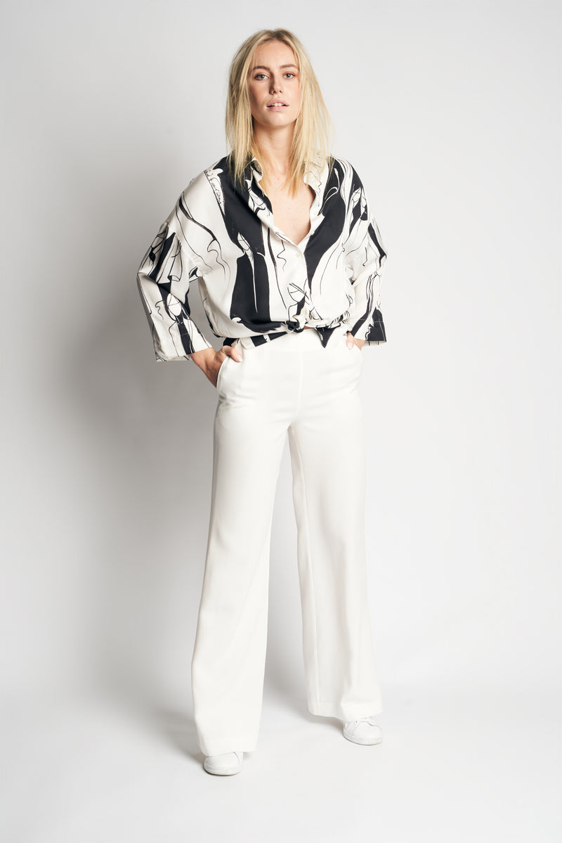 PANTS SILKY XO | IVORY