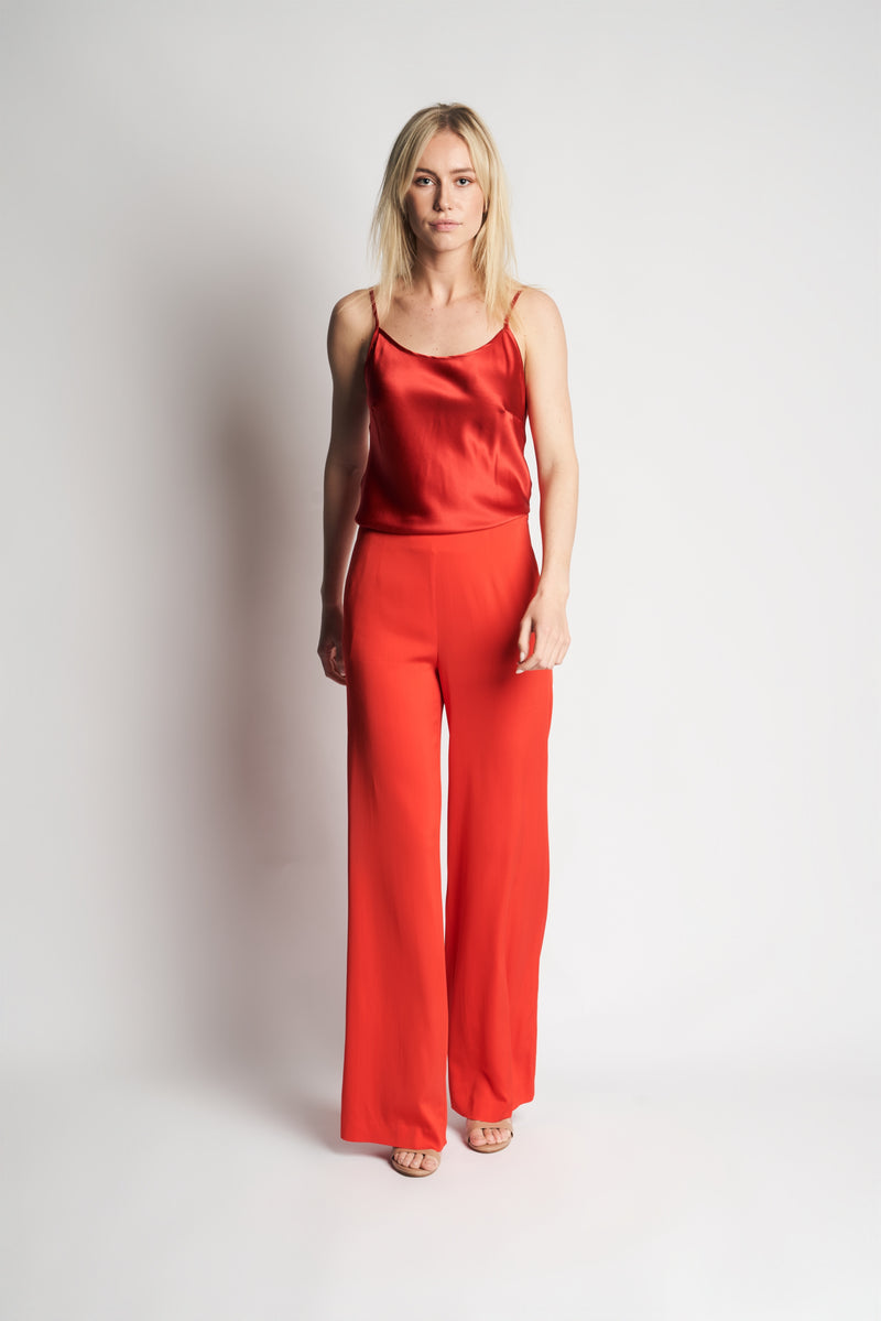 PANTS SILKY XO | BRIGHT RED