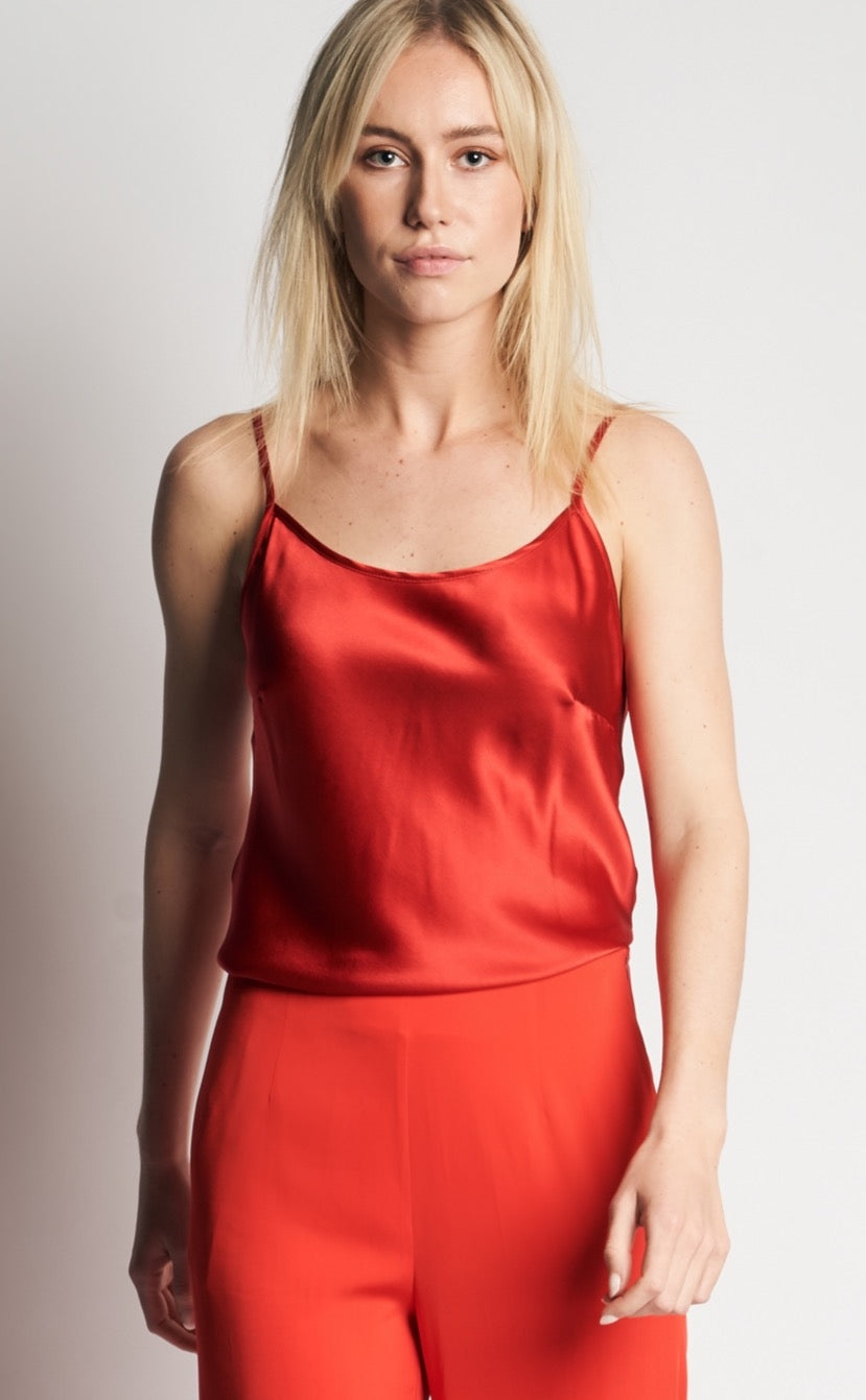 PANTS SILKY XO | BRIGHT RED