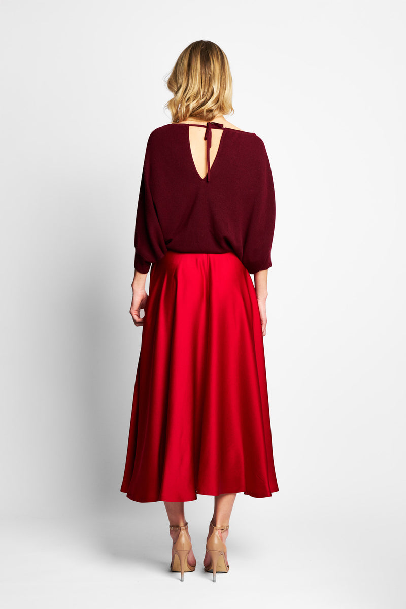 SKIRT CHIARA | BORDEAUX