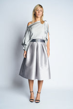 SAAR SKIRT | LIGHT GREY