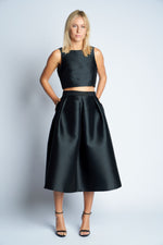 SAAR SKIRT STRUCTURE | BLACK