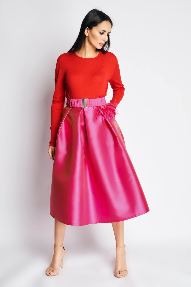 SAAR SKIRT FUCSHIA | FUCHSIA