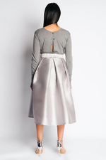 SAAR SKIRT | LIGHT GREY