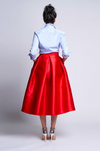SAAR SKIRT STRUCTURE XO | RED