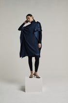 SOUL TURTLENECK MAT | BLUE BLACK