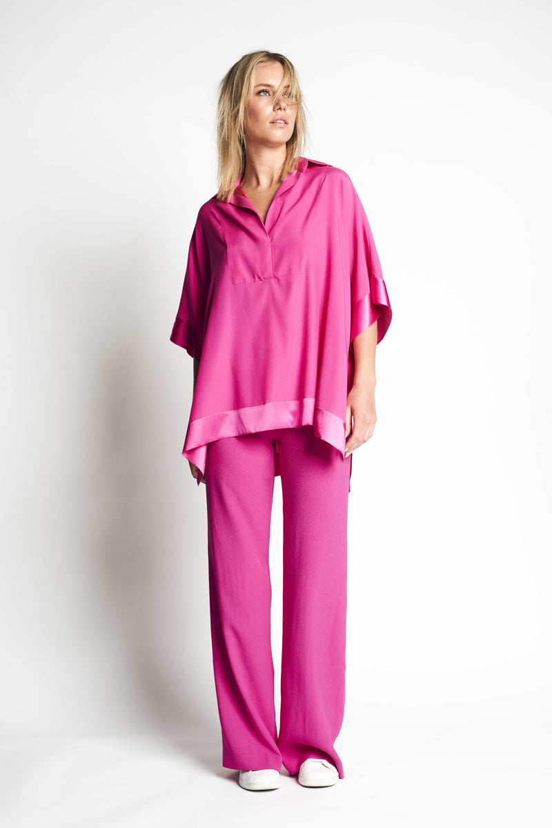 PANTS SILKY XO | FUCHSIA