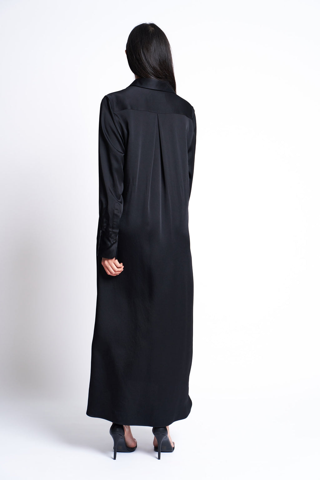 DRESS VALENCIA SHINY | BLACK