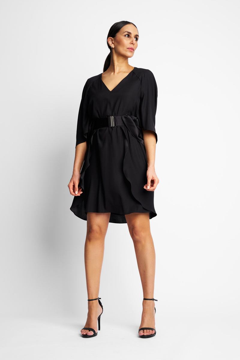 DRESS FLORE | BLACK