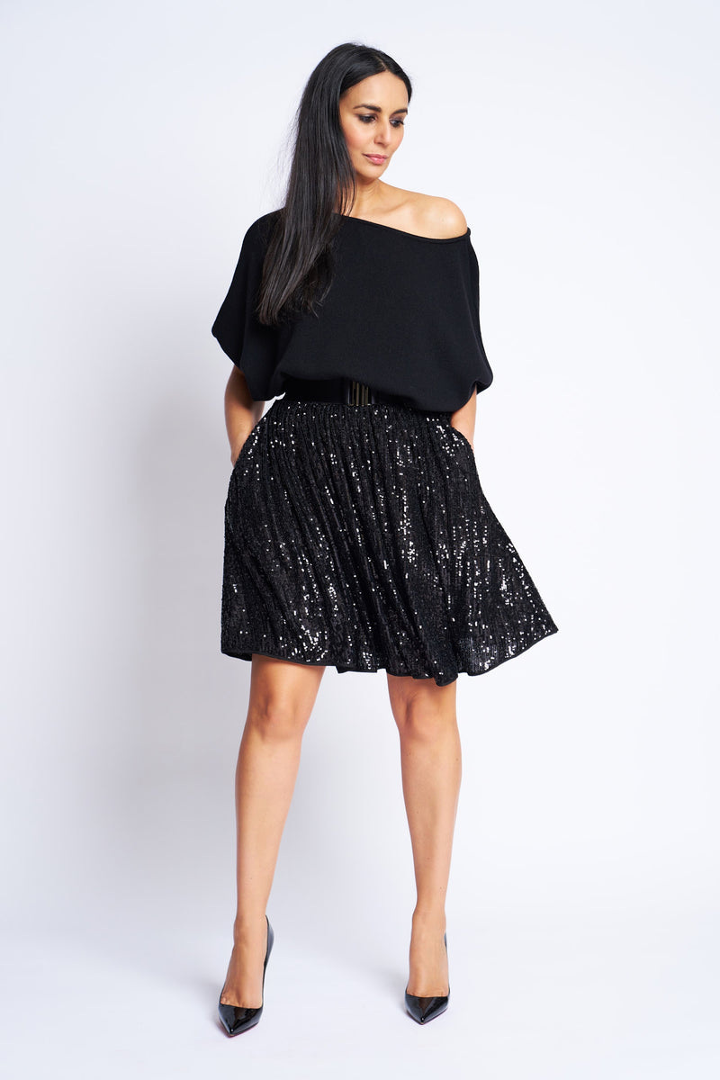 BO MERINO WOOL PULL | BLACK