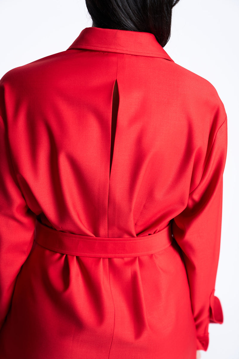 DRESS VERONA | BRIGHT RED