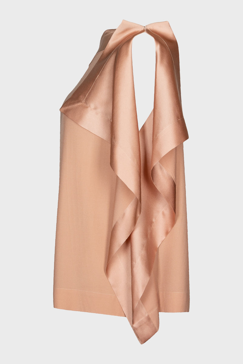 DAKOTA SILK TOP  M | SKIN