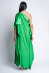 FRIEDA SILK DRESS XO | GREEN
