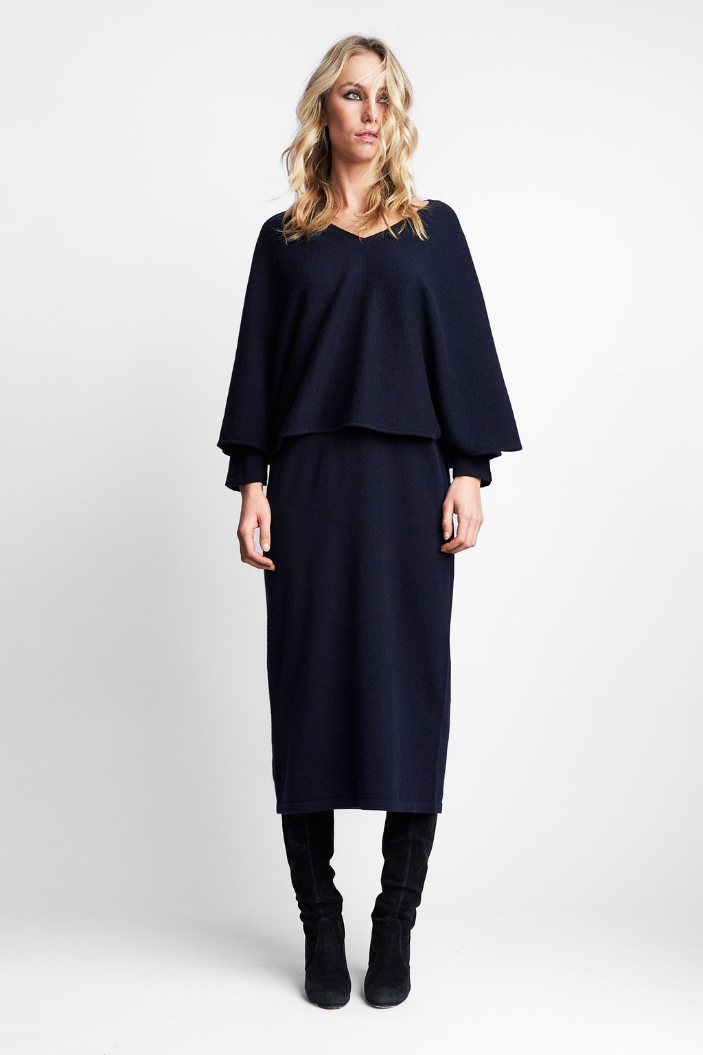 DRESS PEACOCK | DARK BLUE
