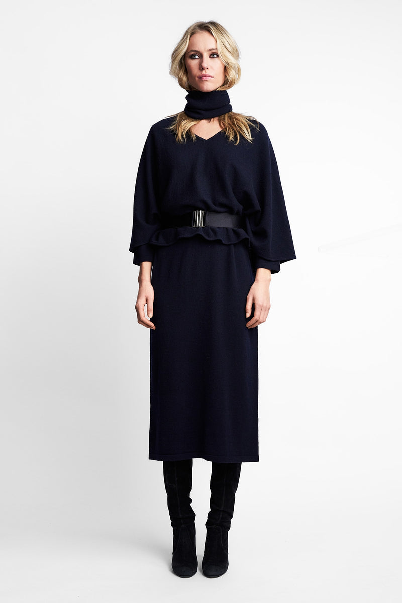 DRESS PEACOCK | DARK BLUE
