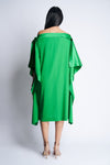 TATUM SILK DRESS XO | GREEN