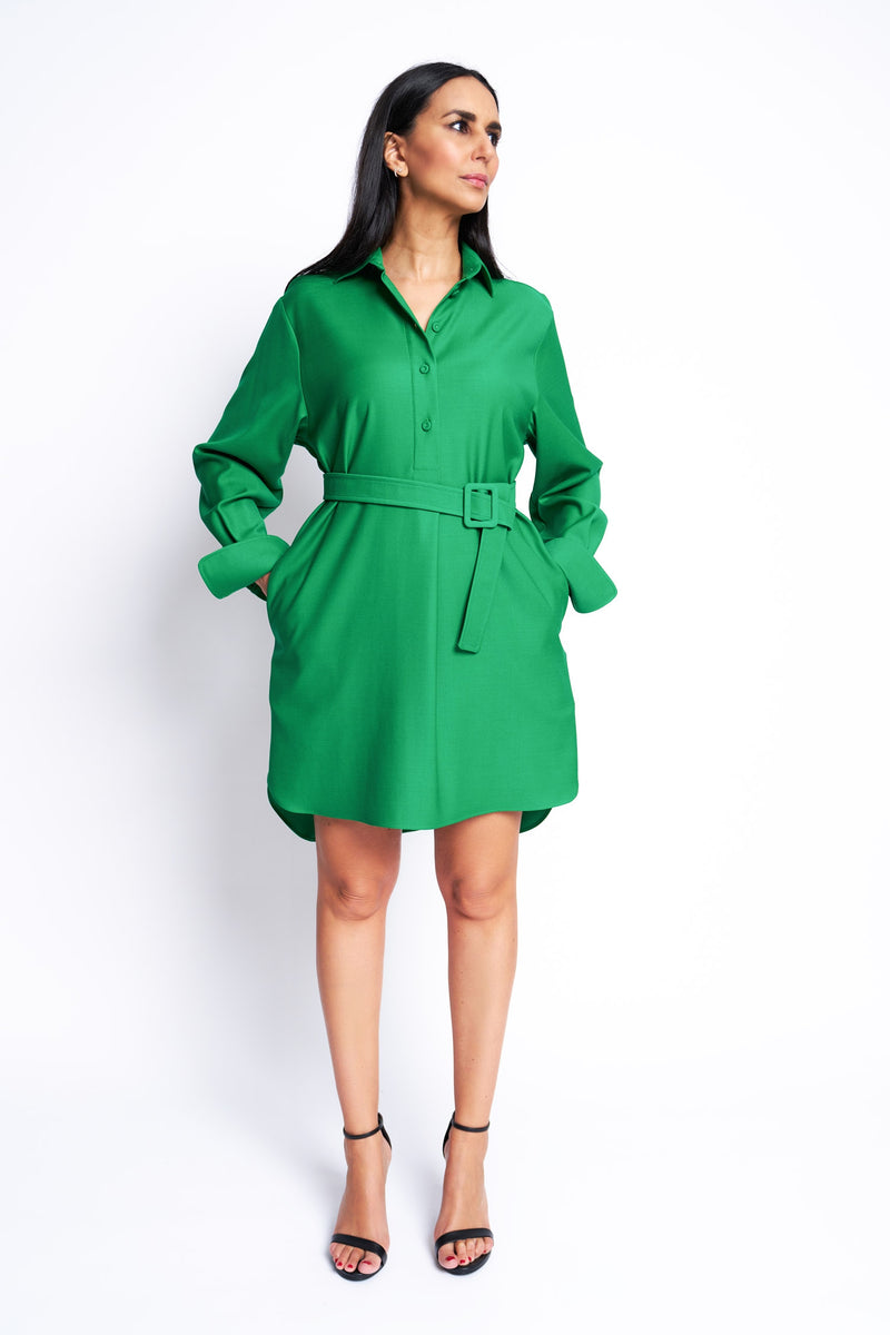 DRESS VERONA | BRIGHT GREEN