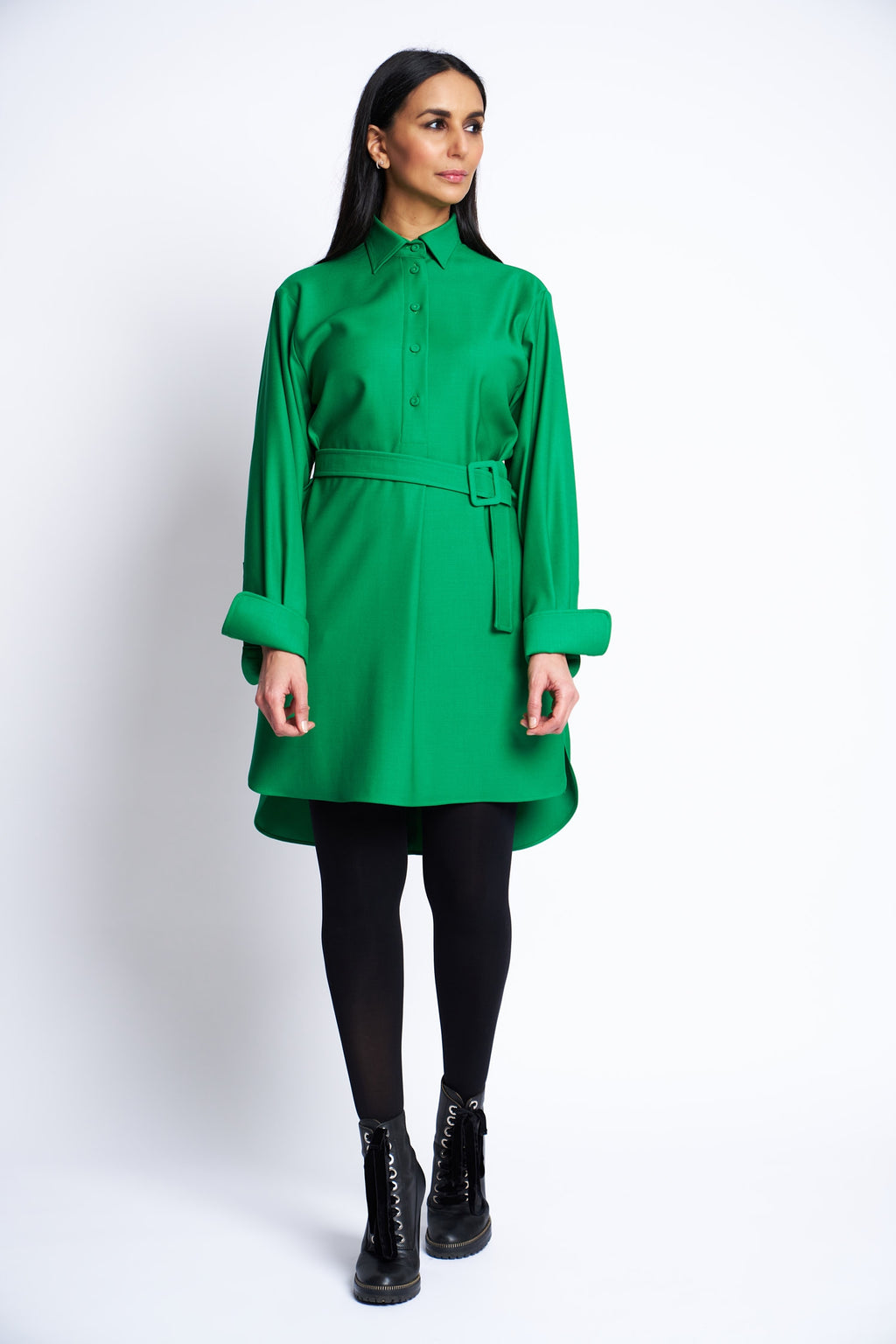 DRESS VERONA | BRIGHT GREEN