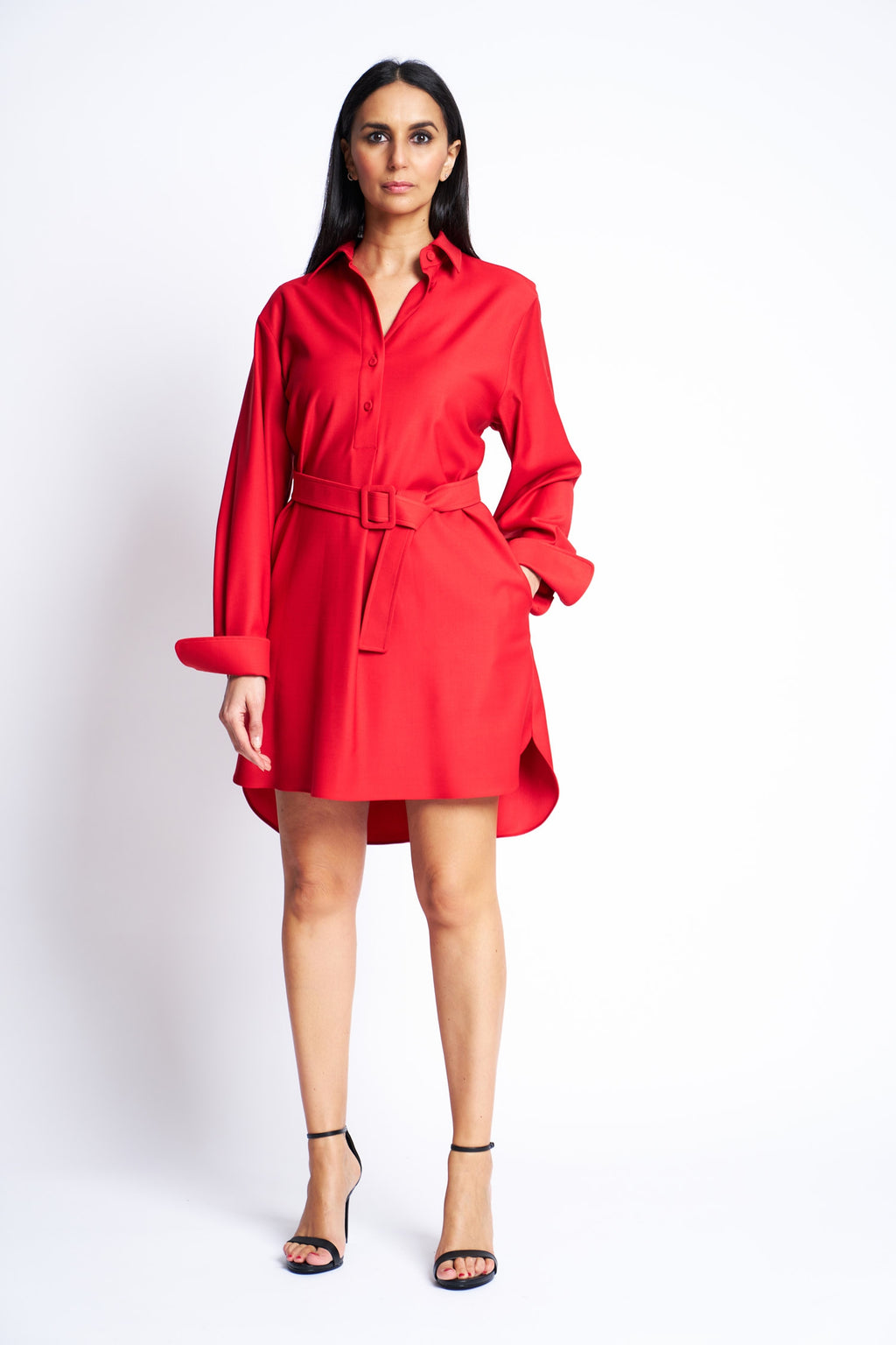 DRESS VERONA | BRIGHT RED
