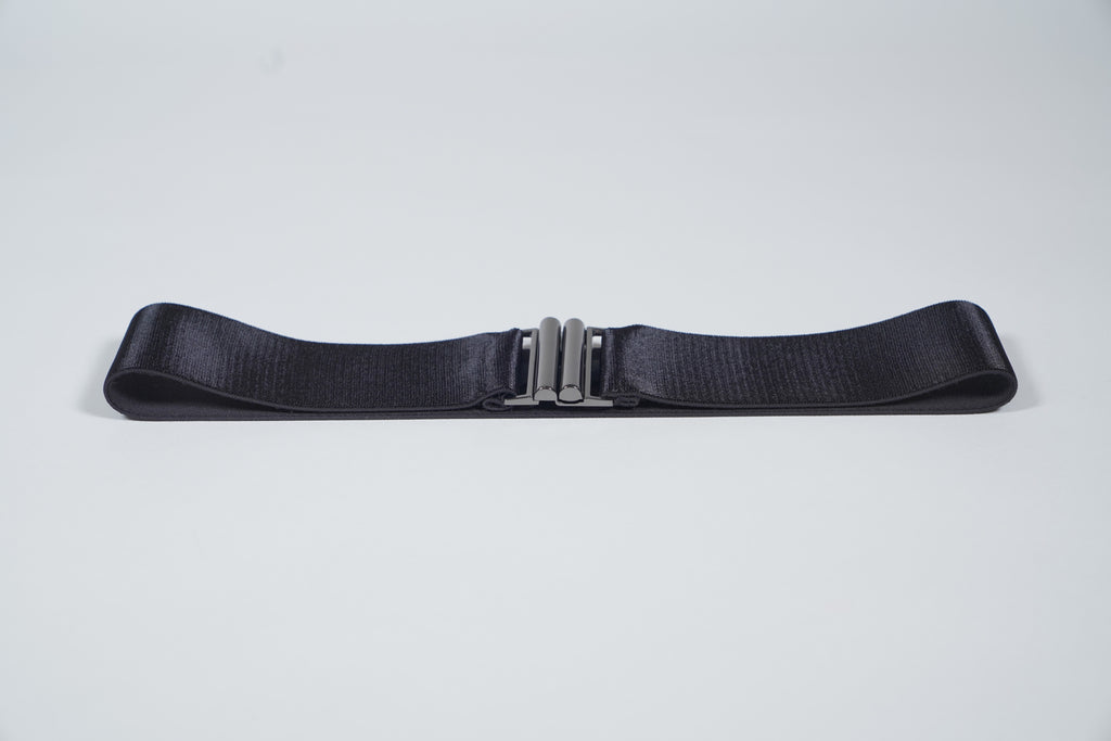 ELASTIC WAIST BELT | BLACK