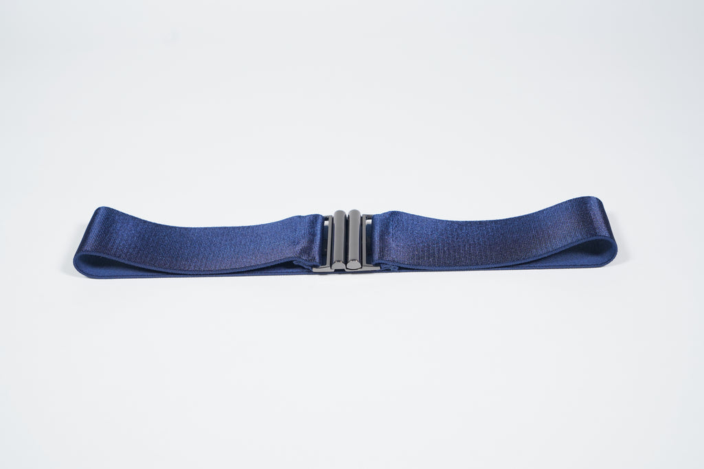 ELASTIC WAIST BELT | DARK BLUE