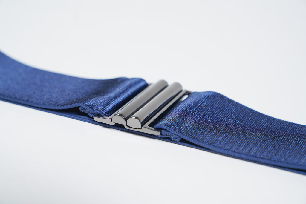 ELASTIC WAIST BELT | DARK BLUE