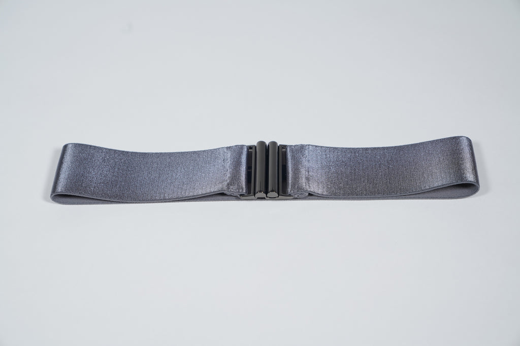 ELASTIC WAIST BELT | DARK GREY