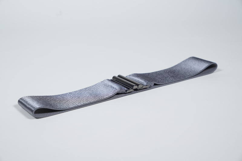 ELASTIC WAIST BELT | DARK GREY