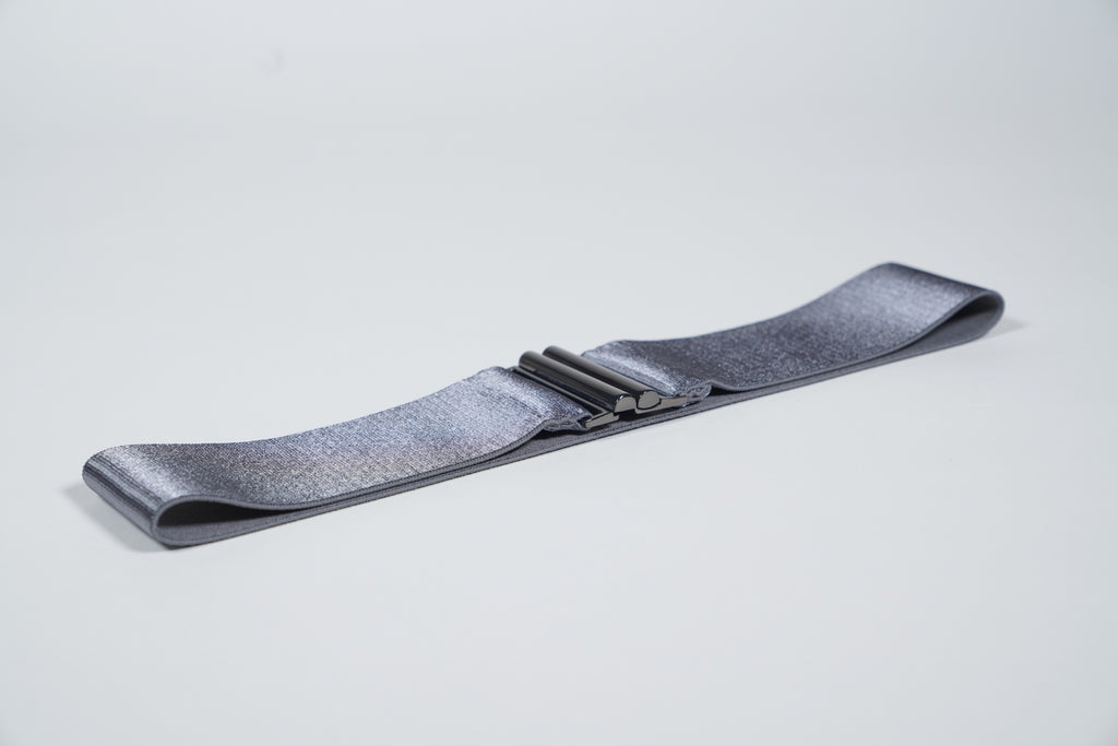 ELASTIC WAIST BELT | DARK GREY