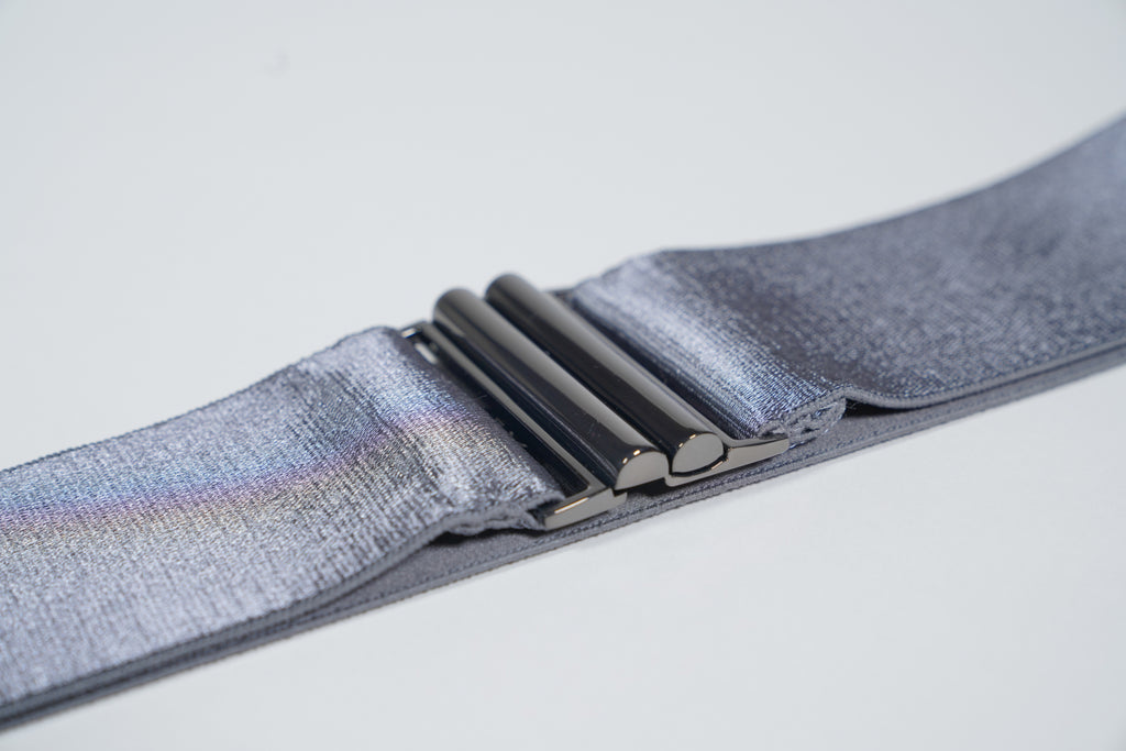 ELASTIC WAIST BELT | DARK GREY