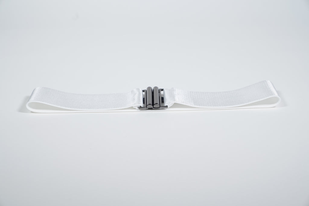 ELASTIC WAIST BELT | IVORY
