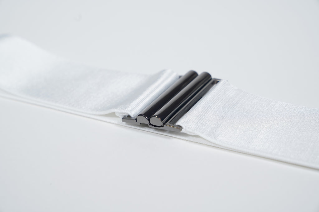 ELASTIC WAIST BELT | IVORY