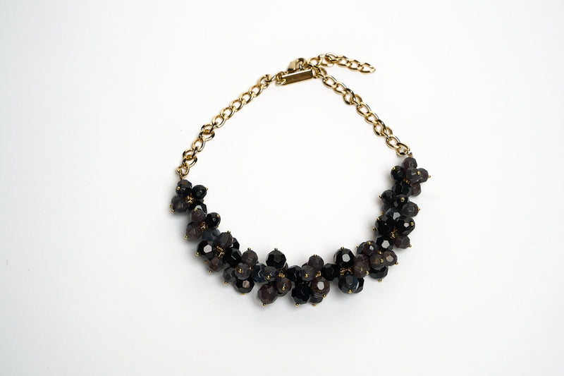 NECKLACE BLACK BERRY | BLACK