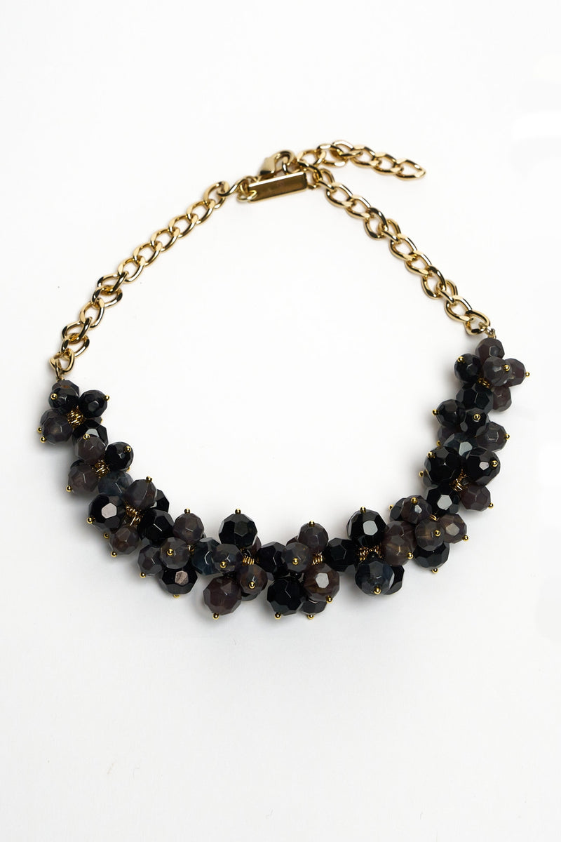 NECKLACE BLACK BERRY | BLACK