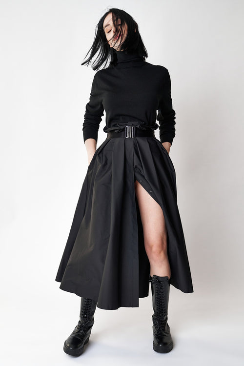 AUDREY SKIRT COTTON | BLACK