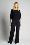 BO MERINO WOOL PULL | BLUE BLACK