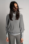 BO MERINO WOOL PULL | GREY MELANGE