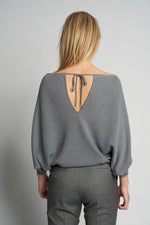 BO MERINO WOOL PULL | GREY MELANGE