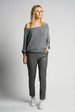 BO MERINO WOOL PULL | GREY MELANGE